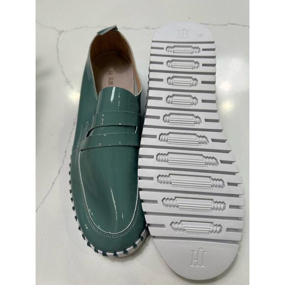 Ilse Jacobsen™ Tulip 3865 Loafer in Bleached Patent Leather, Size 8 / 39 - Picture 6 of 7